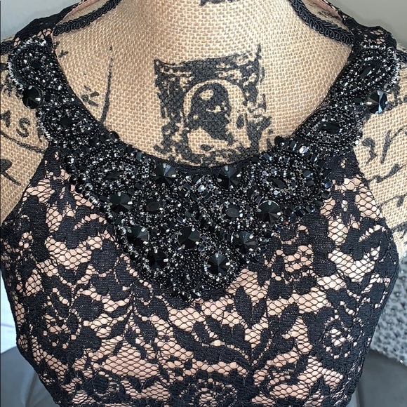 Boston Proper black lace cocktail dress! - Picture 5 of 7